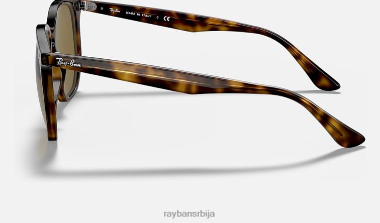 Ray-Ban рб4306 P0HP645 наочаре за сунце углачан светло хавана/тамно браон мушкарци