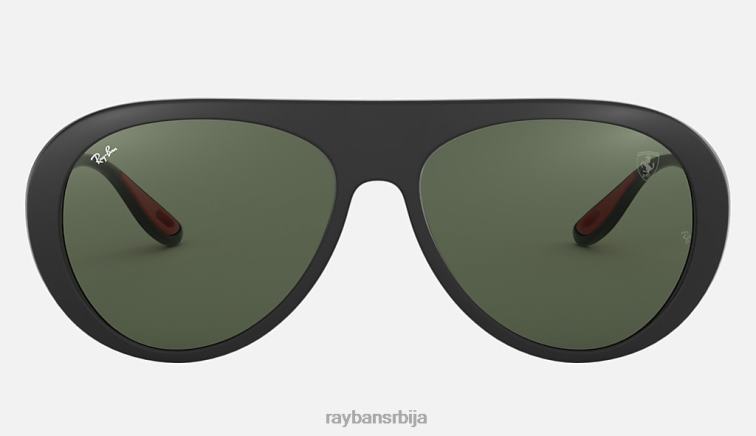 Ray-Ban рб4310м сцудериа феррари колекција P0HP1020 наочаре за сунце мат црна/зелена мушкарци
