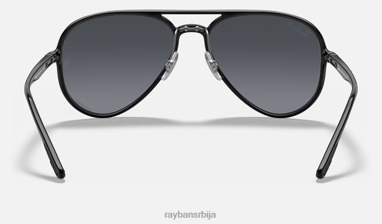 Ray-Ban рб4320цх цхроманце P0HP767 наочаре за сунце полирана црно/плава мушкарци