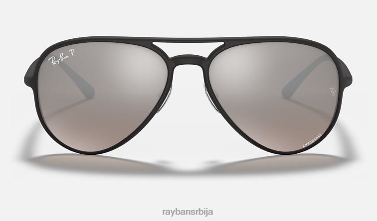 Ray-Ban рб4320цх цхроманце P0HP768 наочаре за сунце мат црна/сребрна мушкарци