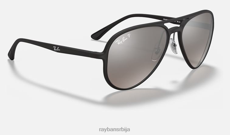Ray-Ban рб4320цх цхроманце P0HP768 наочаре за сунце мат црна/сребрна мушкарци