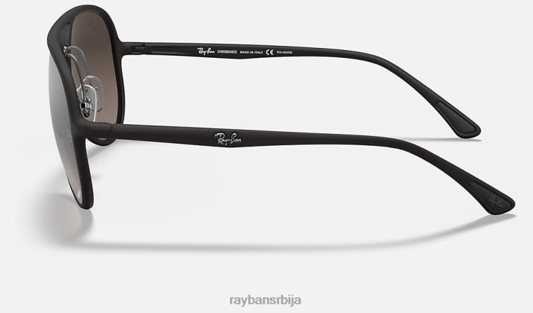 Ray-Ban рб4320цх цхроманце P0HP768 наочаре за сунце мат црна/сребрна мушкарци