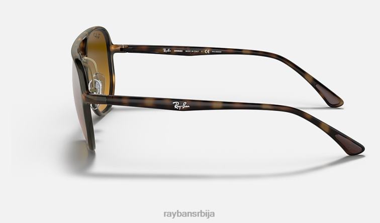 Ray-Ban рб4321цх цхроманце P0HP1008 наочаре за сунце полирано светло хавана/браон мушкарци