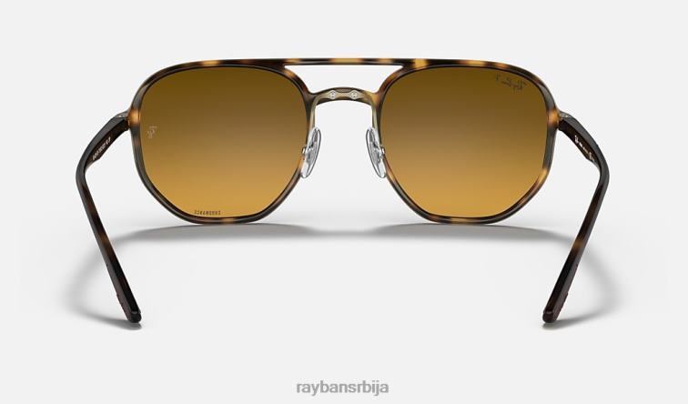 Ray-Ban рб4321цх цхроманце P0HP1008 наочаре за сунце полирано светло хавана/браон мушкарци