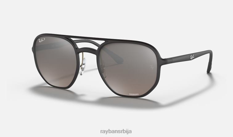 Ray-Ban рб4321цх цхроманце P0HP1009 наочаре за сунце мат црна/сребрна мушкарци