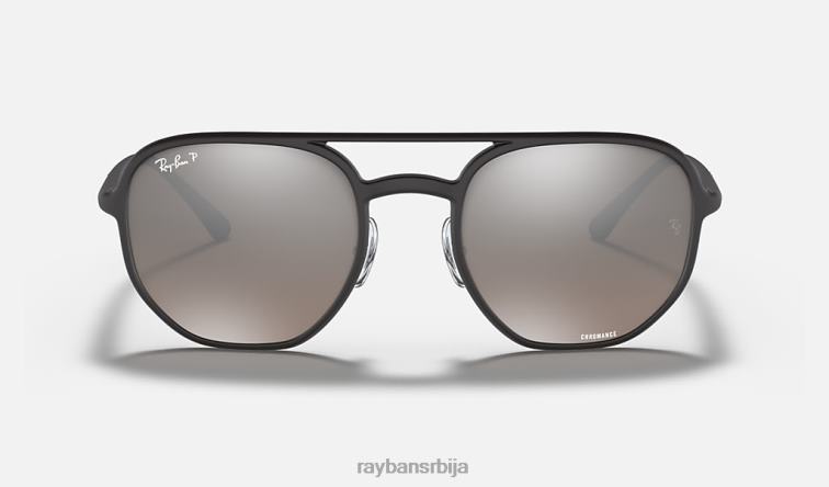 Ray-Ban рб4321цх цхроманце P0HP1009 наочаре за сунце мат црна/сребрна мушкарци