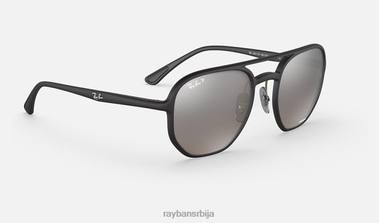 Ray-Ban рб4321цх цхроманце P0HP1009 наочаре за сунце мат црна/сребрна мушкарци