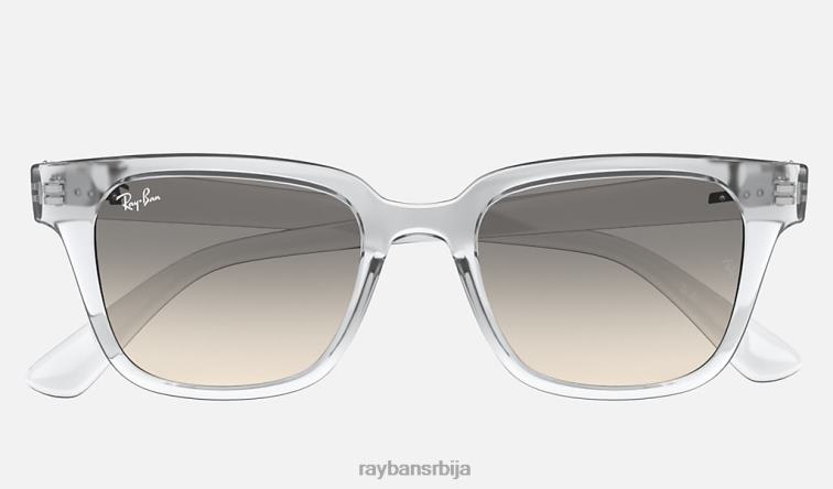 Ray-Ban рб4323 P0HP841 наочаре за сунце углачан транспарентан/светло сива мушкарци