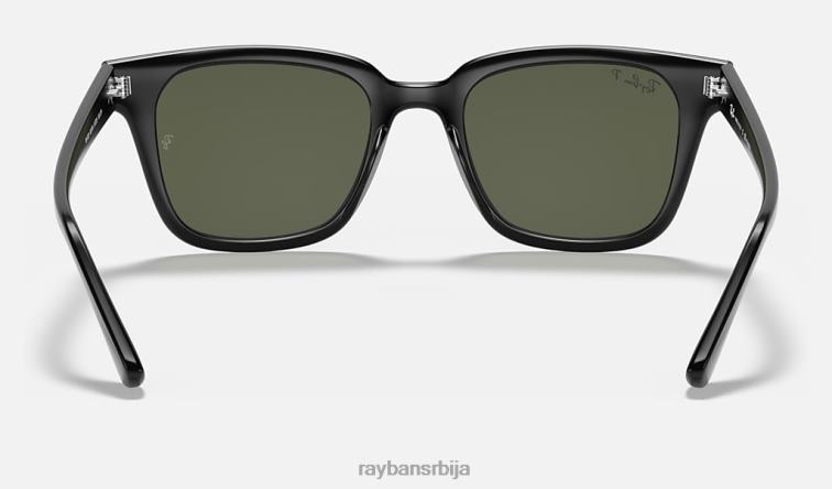 Ray-Ban рб4323 P0HP842 наочаре за сунце полирана црно/зелена мушкарци