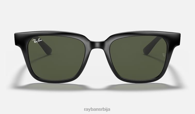 Ray-Ban рб4323 P0HP844 наочаре за сунце полирана црно/зелена мушкарци