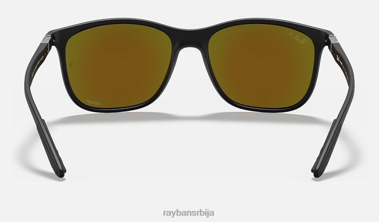 Ray-Ban рб4330цх цхроманце P0HP855 наочаре за сунце мат црна/плава мушкарци