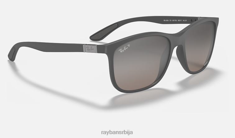 Ray-Ban рб4330цх цхроманце P0HP856 наочаре за сунце мат сива/сребрна мушкарци