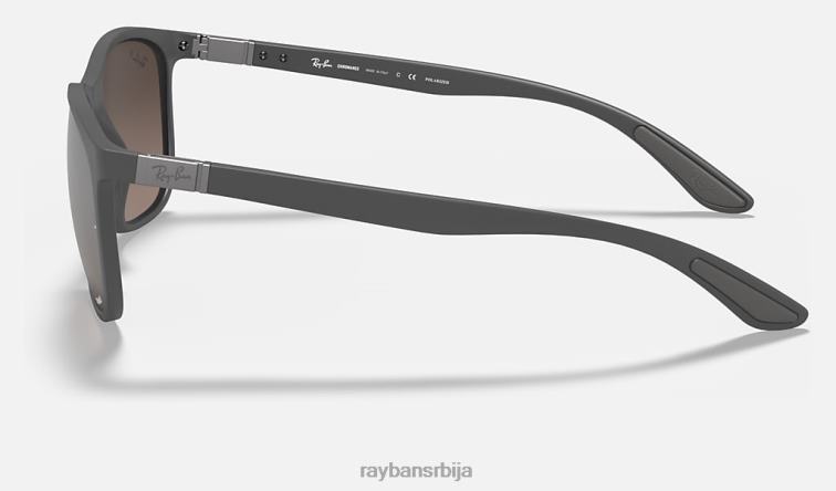 Ray-Ban рб4330цх цхроманце P0HP856 наочаре за сунце мат сива/сребрна мушкарци