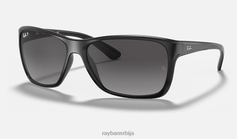 Ray-Ban рб4331 P0HP896 наочаре за сунце полирана црно/сива мушкарци