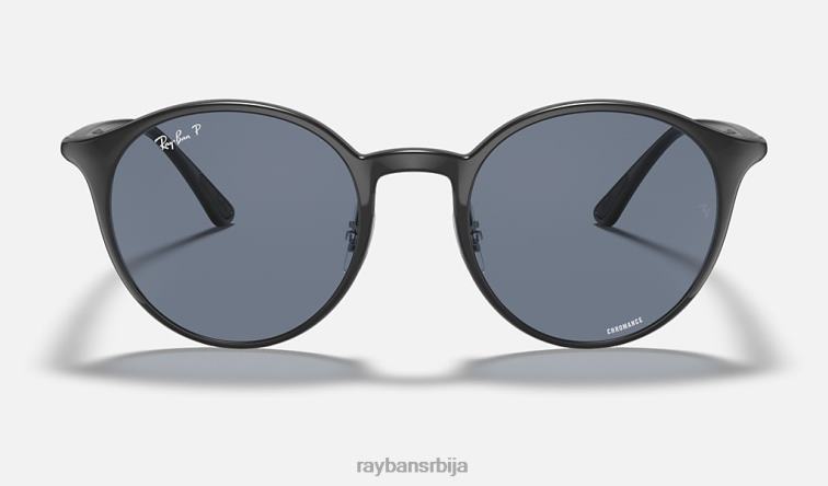 Ray-Ban рб4336цх цхроманце P0HP1030 наочаре за сунце полирана црно/плава мушкарци
