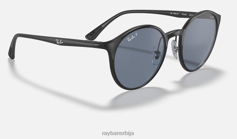 Ray-Ban рб4336цх цхроманце P0HP1030 наочаре за сунце полирана црно/плава мушкарци