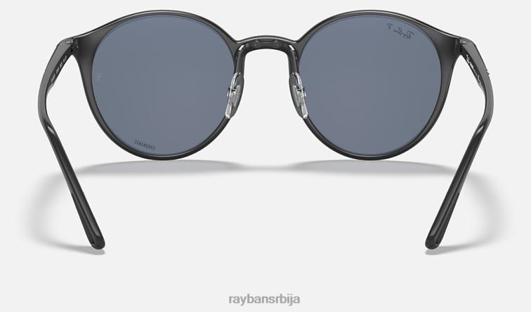 Ray-Ban рб4336цх цхроманце P0HP1030 наочаре за сунце полирана црно/плава мушкарци