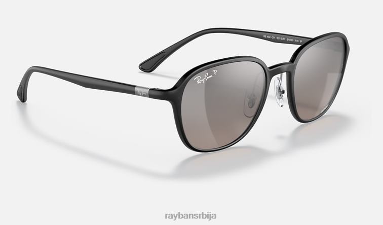 Ray-Ban рб4341цх цхроманце P0HP1274 наочаре за сунце мат црна/сребрна мушкарци