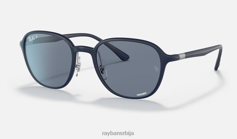 Ray-Ban рб4341цх цхроманце P0HP1275 наочаре за сунце мат плава/плава мушкарци