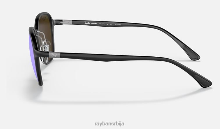 Ray-Ban рб4341цх цхроманце P0HP1276 наочаре за сунце мат црна/плава мушкарци