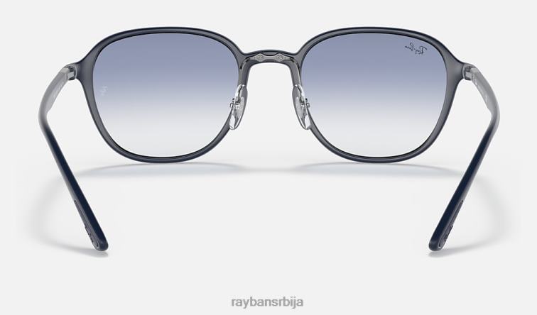 Ray-Ban рб4341 P0HP1552 наочаре за сунце мат тамно плава/плава мушкарци