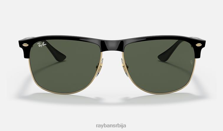 Ray-Ban рб4342 P0HP1096 наочаре за сунце полирана црно/зелена мушкарци