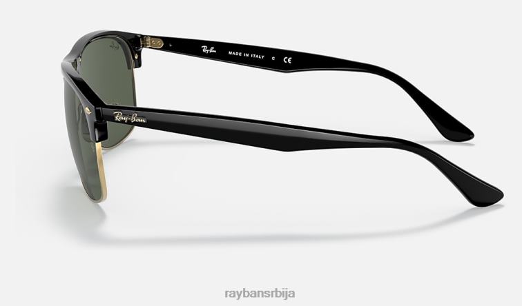 Ray-Ban рб4342 P0HP1096 наочаре за сунце полирана црно/зелена мушкарци