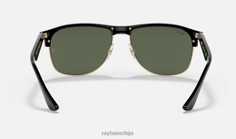 Ray-Ban рб4342 P0HP1096 наочаре за сунце полирана црно/зелена мушкарци