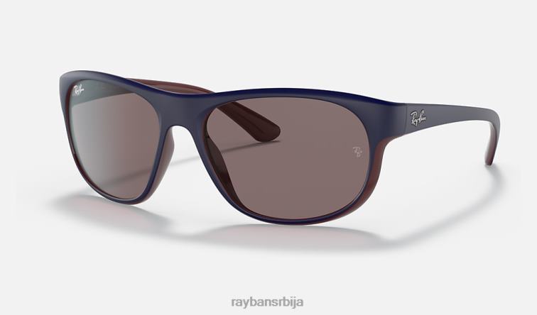 Ray-Ban рб4351 P0HP1293 наочаре за сунце мат плава/љубичаста мушкарци