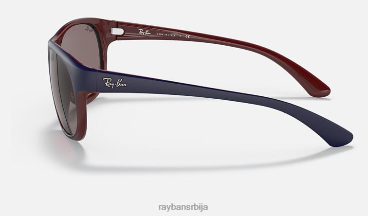 Ray-Ban рб4351 P0HP1293 наочаре за сунце мат плава/љубичаста мушкарци
