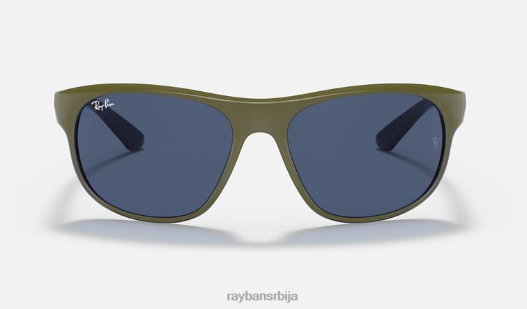 Ray-Ban рб4351 P0HP1294 наочаре за сунце мат зелена/тамно плава мушкарци