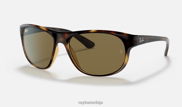 Ray-Ban рб4351 P0HP1296 наочаре за сунце полирана хавана/тамно браон мушкарци
