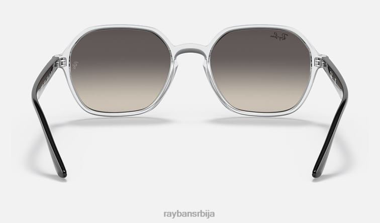 Ray-Ban рб4361 P0HP1313 наочаре за сунце углачан транспарентан/сив мушкарци