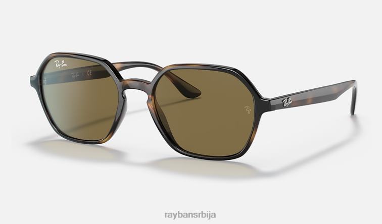 Ray-Ban рб4361 P0HP1314 наочаре за сунце полирана хавана/тамно браон мушкарци