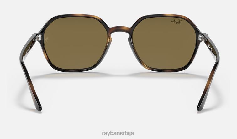 Ray-Ban рб4361 P0HP1314 наочаре за сунце полирана хавана/тамно браон мушкарци