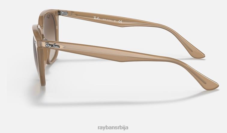 Ray-Ban рб4362 P0HP1297 наочаре за сунце полирани светло браон/браон мушкарци