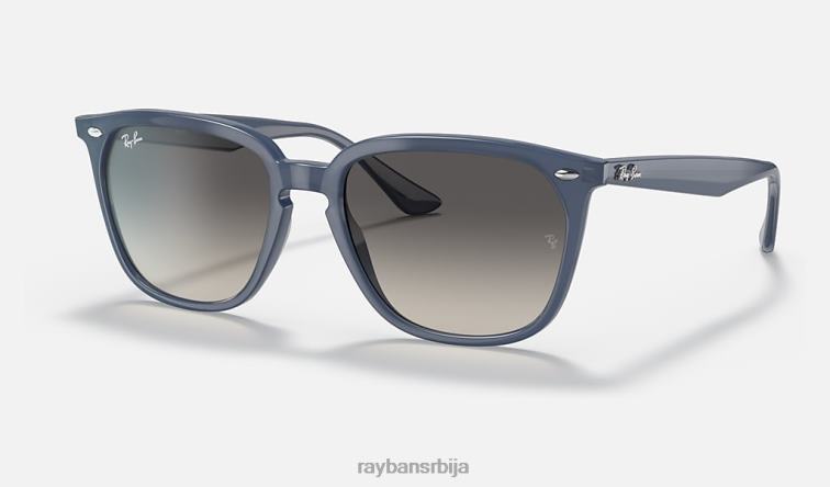 Ray-Ban рб4362 P0HP1298 наочаре за сунце полирана тамноплава/сива мушкарци
