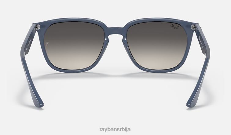 Ray-Ban рб4362 P0HP1298 наочаре за сунце полирана тамноплава/сива мушкарци
