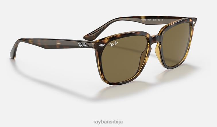 Ray-Ban рб4362 P0HP1299 наочаре за сунце полирана хавана/тамно браон мушкарци