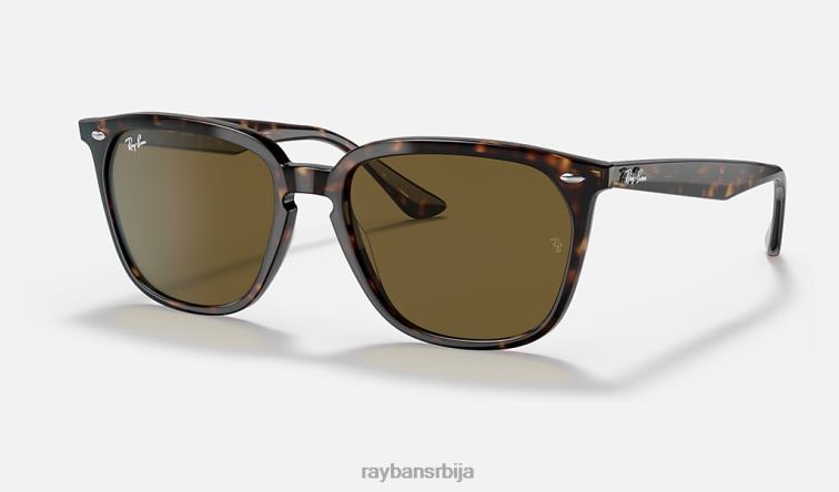 Ray-Ban рб4362 P0HP1300 наочаре за сунце углачана хавана/браон мушкарци