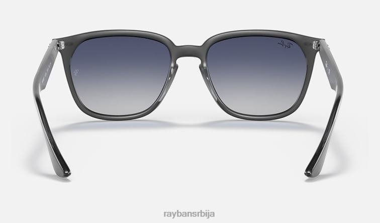 Ray-Ban рб4362 P0HP1303 наочаре за сунце полирана сива/плава мушкарци