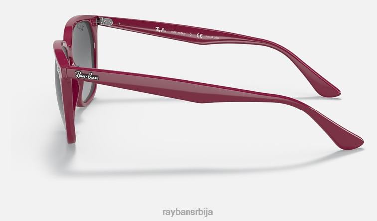 Ray-Ban рб4362 P0HP1304 наочаре за сунце полирани бордо/сива мушкарци
