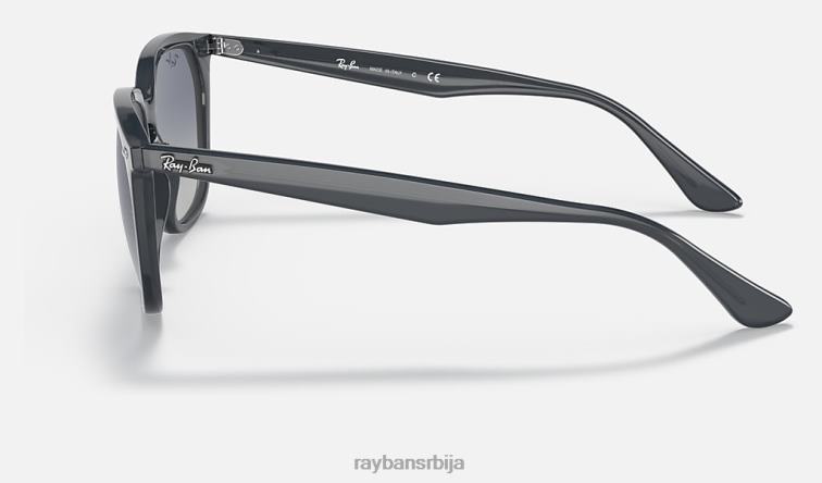 Ray-Ban рб4362 P0HP1305 наочаре за сунце полирана сива/плава мушкарци