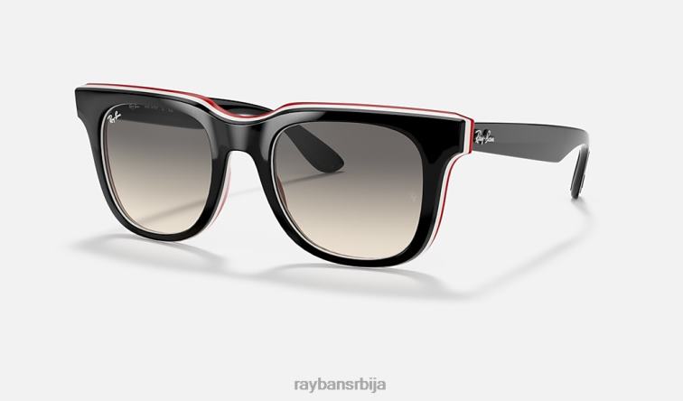 Ray-Ban рб4368 P0HP1344 наочаре за сунце полирана црно/сива мушкарци