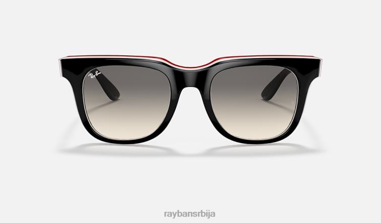 Ray-Ban рб4368 P0HP1344 наочаре за сунце полирана црно/сива мушкарци