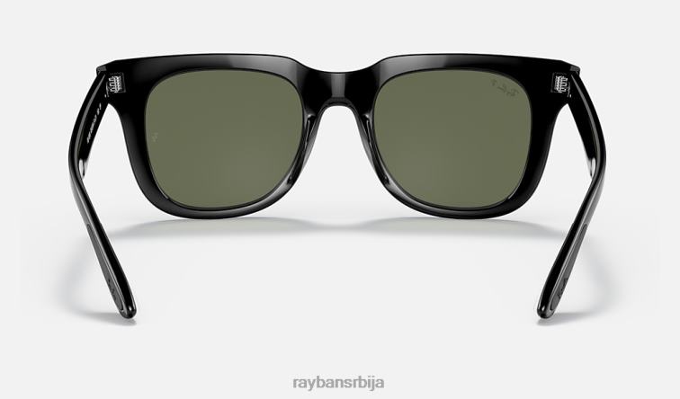 Ray-Ban рб4368 P0HP1345 наочаре за сунце полирана црно/зелена мушкарци