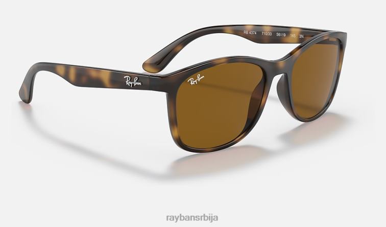 Ray-Ban рб4374 P0HP1438 наочаре за сунце углачана хавана/браон мушкарци