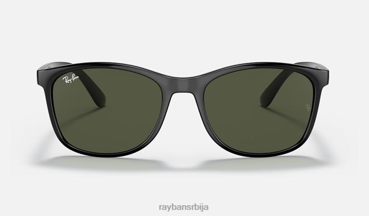 Ray-Ban рб4374 P0HP1440 наочаре за сунце полирана црно/зелена мушкарци