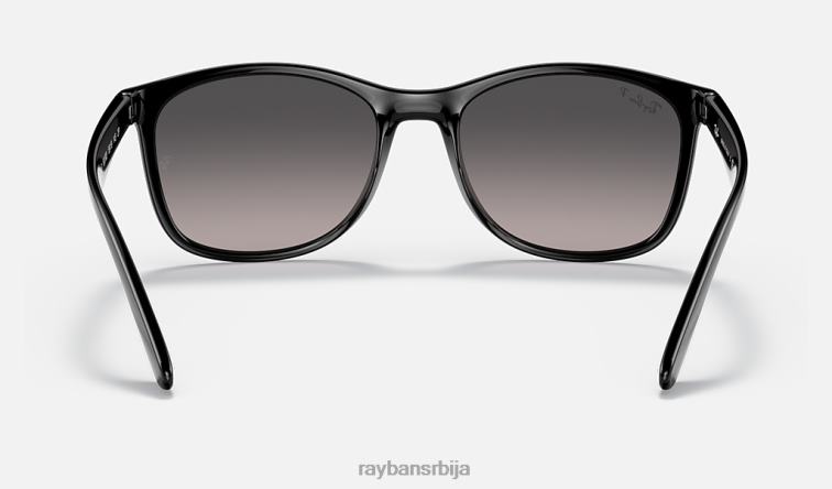 Ray-Ban рб4374 P0HP1441 наочаре за сунце полирана црно/сива мушкарци