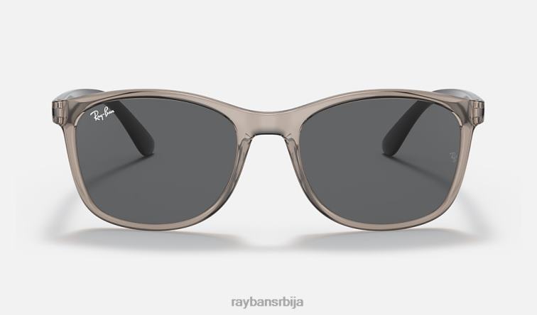 Ray-Ban рб4374 P0HP1442 наочаре за сунце полирана провидна сива/сива мушкарци